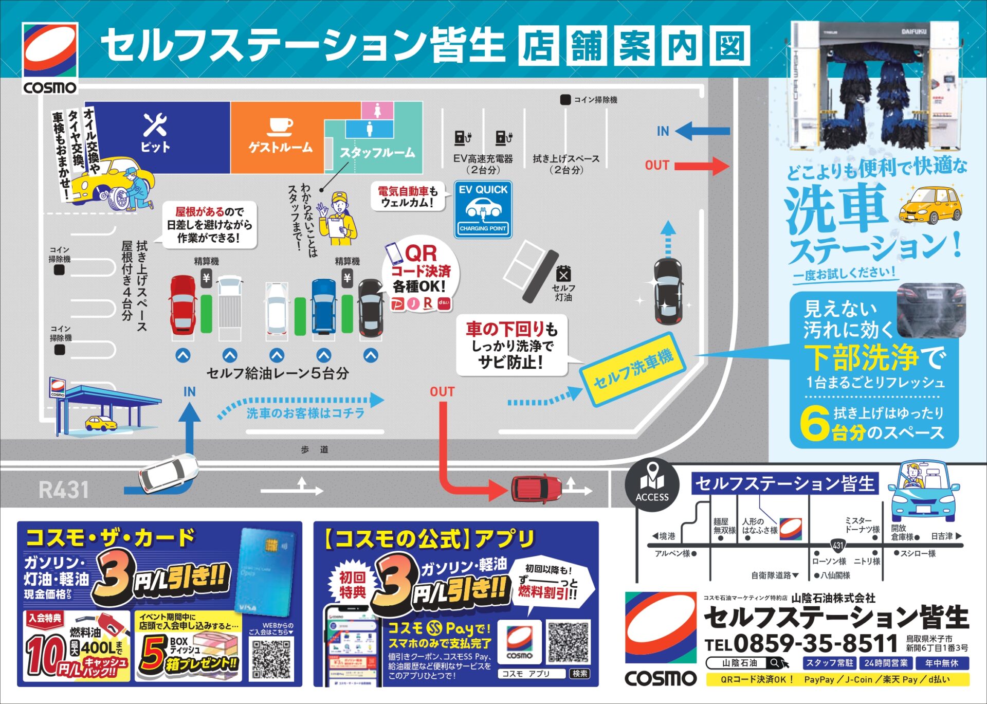 セルフステーション皆生グランドオープンイベント開催！！ | 山陰石油株式会社